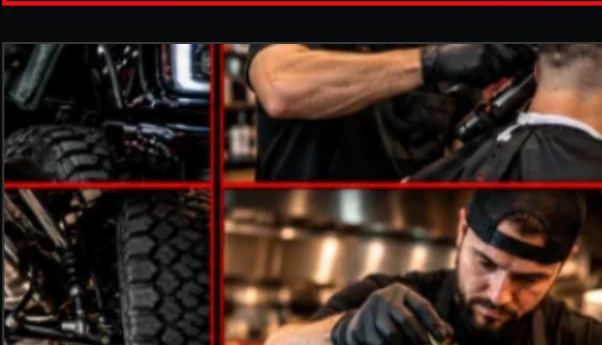 Custom automotive shop and production setting